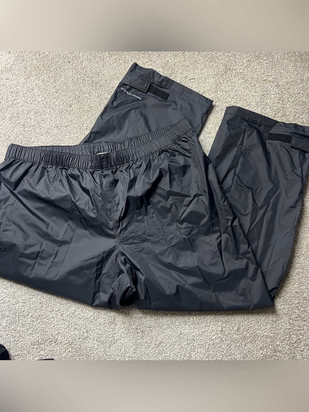 Columbia Pants Men's 3X Rebel Roamer Rain Black Omni-Tech Waterproof 32” Inseam